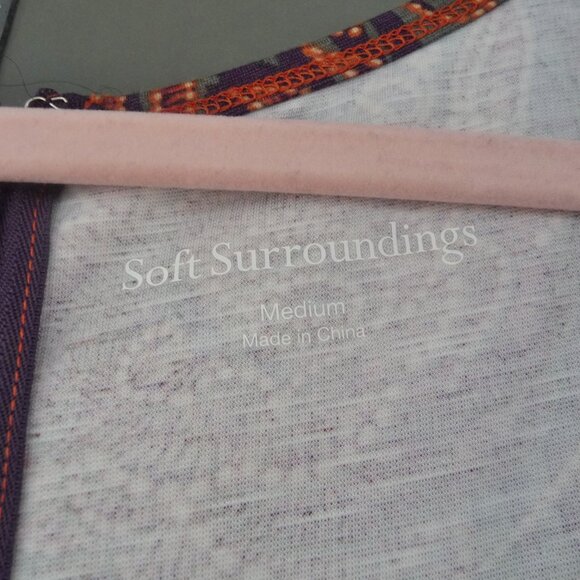 SOFT SURROUNDINGS ALCOTT MAXI DRESS MEDIUM - Picture 7 of 9